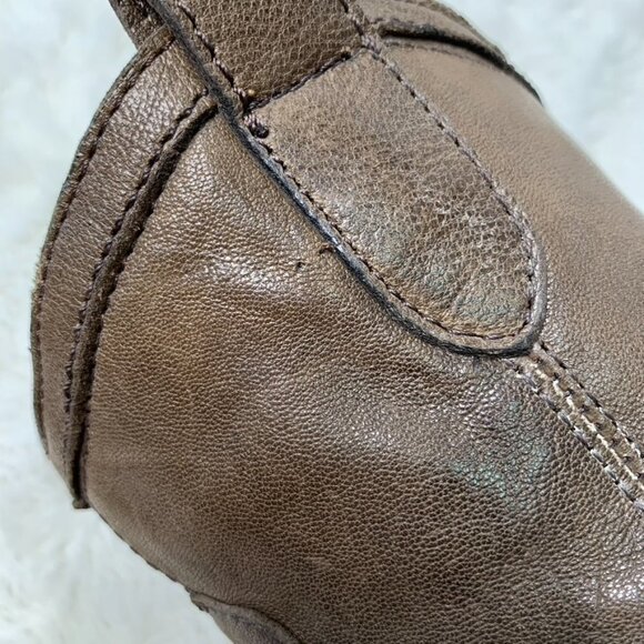 Frye 77032 Women's Light Brown Leather Carson Shortie Boots Size 6 1/2 - Picture 13 of 16